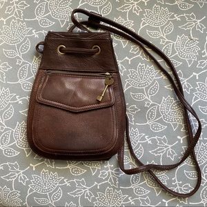 Vintage fossil backpack